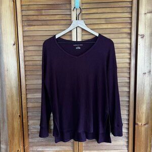 American Eagle Super Soft Ribbed Tee